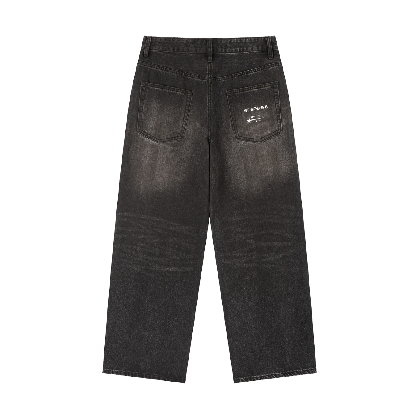 Vintage Wash Heavyweight Denim Jeans